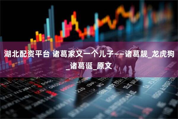 湖北配资平台 诸葛家又一个儿子——诸葛靓_龙虎狗_诸葛诞_原文